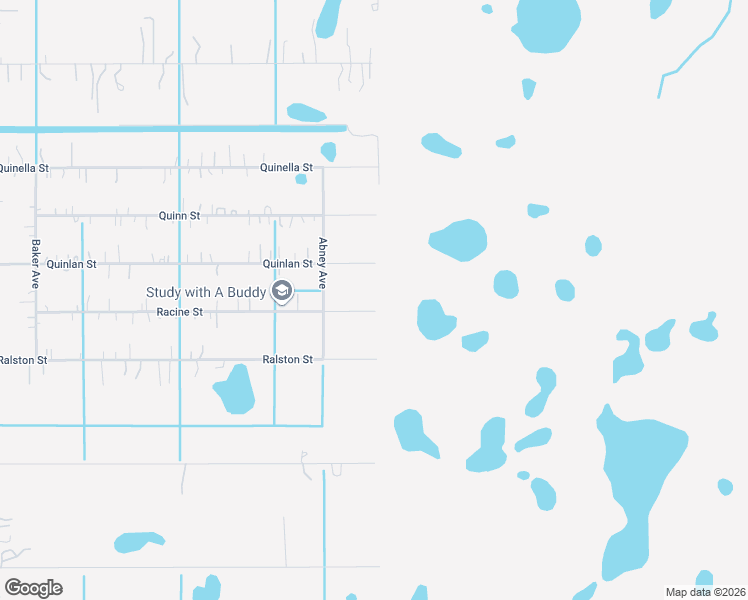map of restaurants, bars, coffee shops, grocery stores, and more near 20933 Racine Street in Orlando