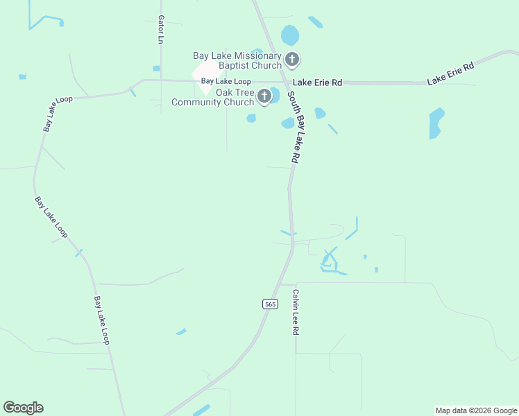 map of restaurants, bars, coffee shops, grocery stores, and more near 8603 Bay Lake Road in Groveland