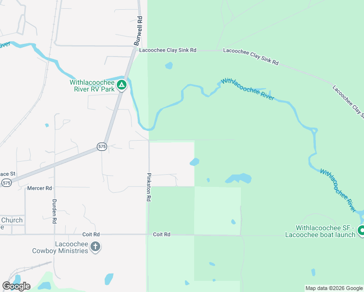 map of restaurants, bars, coffee shops, grocery stores, and more near in Lacoochee