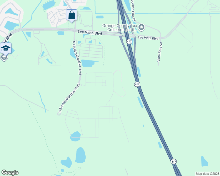 map of restaurants, bars, coffee shops, grocery stores, and more near 7085 Reverie Park Avenue in Orlando
