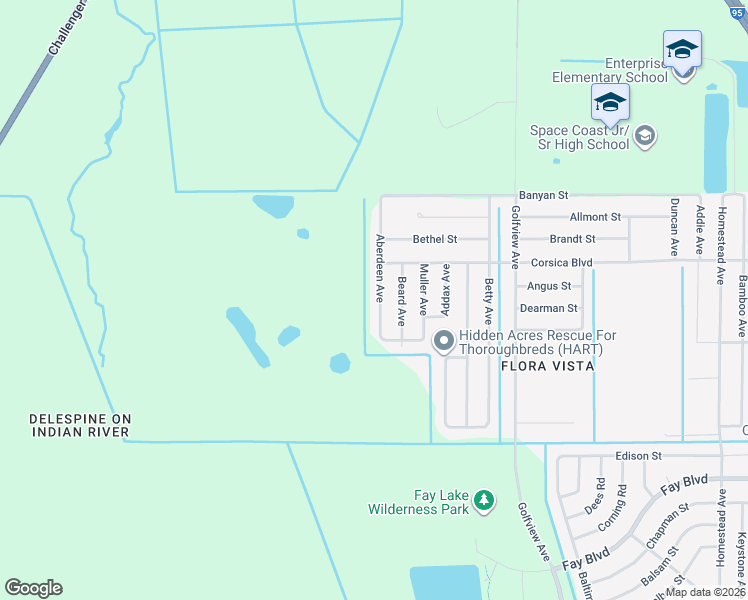 map of restaurants, bars, coffee shops, grocery stores, and more near 6512 Aberdeen Avenue in Cocoa