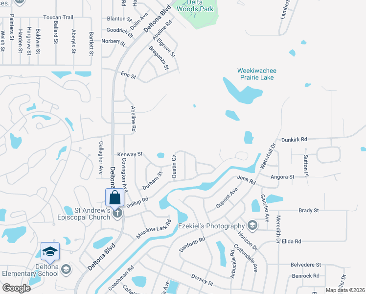 map of restaurants, bars, coffee shops, grocery stores, and more near 2437 Dustin Circle in Spring Hill