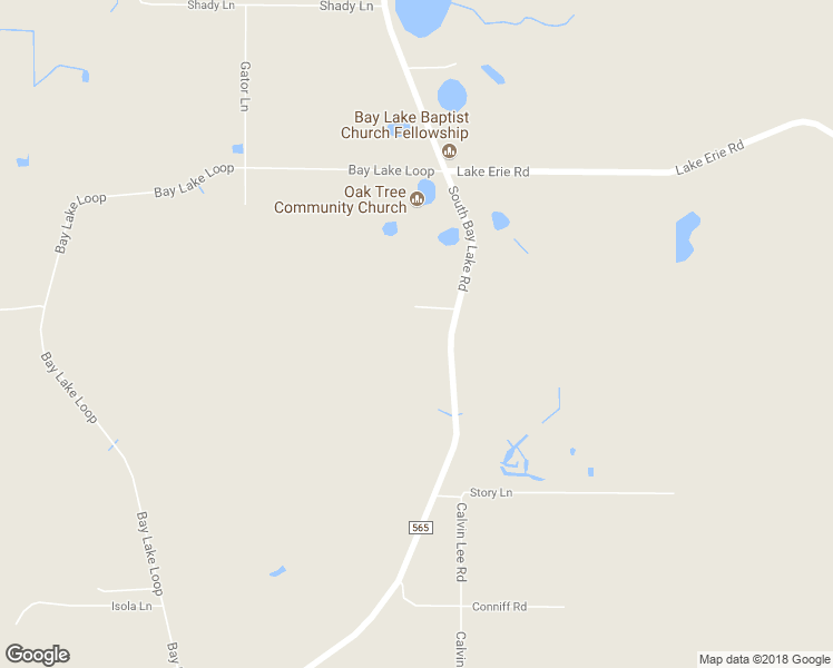 map of restaurants, bars, coffee shops, grocery stores, and more near 8603 Bay Lake Road in Groveland