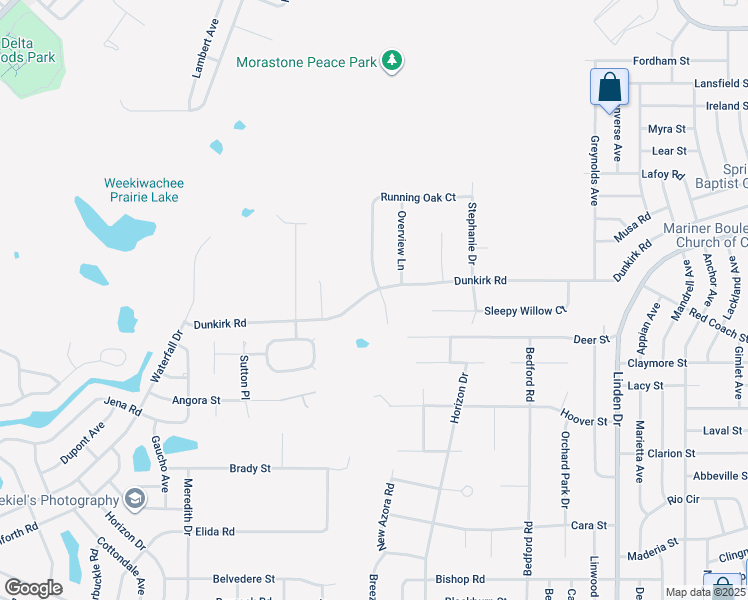 map of restaurants, bars, coffee shops, grocery stores, and more near 2449 Running Oak Court in Spring Hill