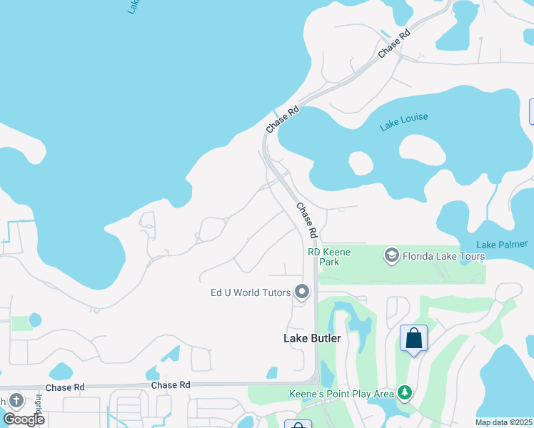 map of restaurants, bars, coffee shops, grocery stores, and more near 11045 Coniston Way in Windermere