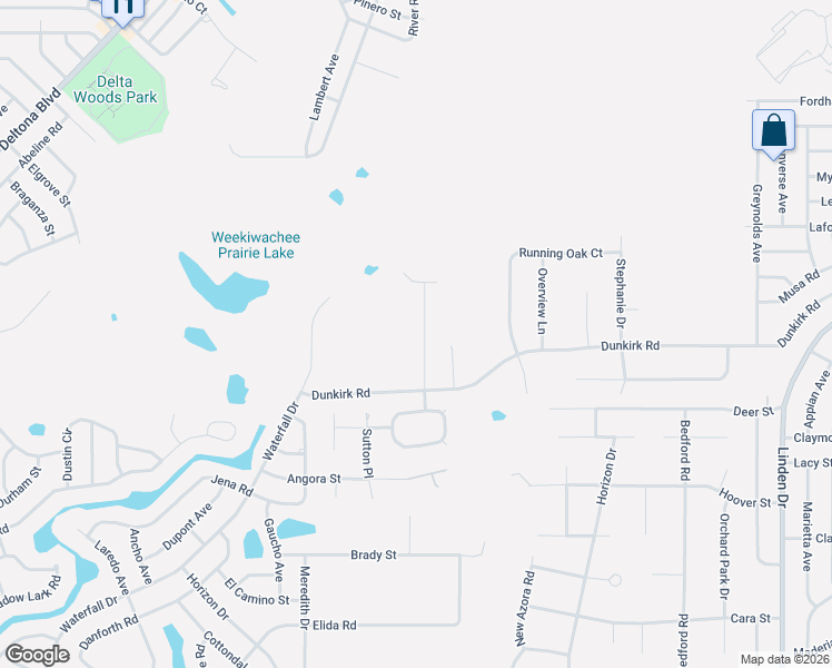 map of restaurants, bars, coffee shops, grocery stores, and more near 3027 Bayshore Drive in Spring Hill