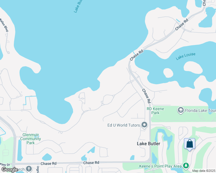 map of restaurants, bars, coffee shops, grocery stores, and more near 11043 Bridge House Road in Windermere