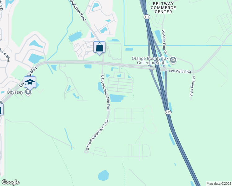 map of restaurants, bars, coffee shops, grocery stores, and more near 6088 Chapledale Drive in Orlando