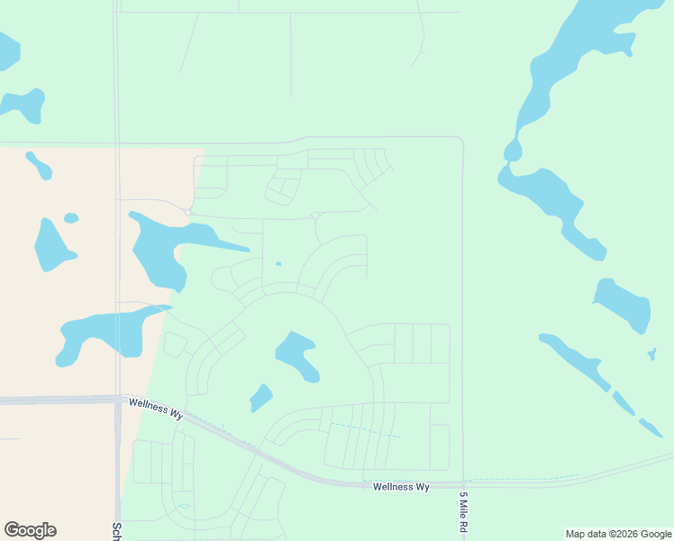 map of restaurants, bars, coffee shops, grocery stores, and more near 5 Mile Rd in Clermont