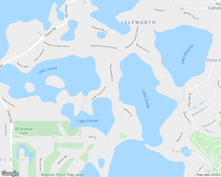 map of restaurants, bars, coffee shops, grocery stores, and more near 6126 Payne Stewart Drive in Windermere