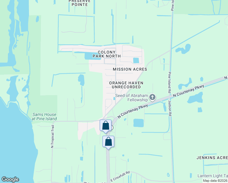 map of restaurants, bars, coffee shops, grocery stores, and more near 310 Saint Pierre Court in Merritt Island