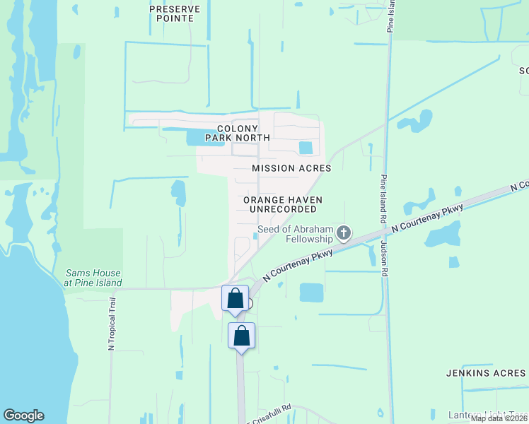 map of restaurants, bars, coffee shops, grocery stores, and more near 310 Saint Pierre Court in Merritt Island