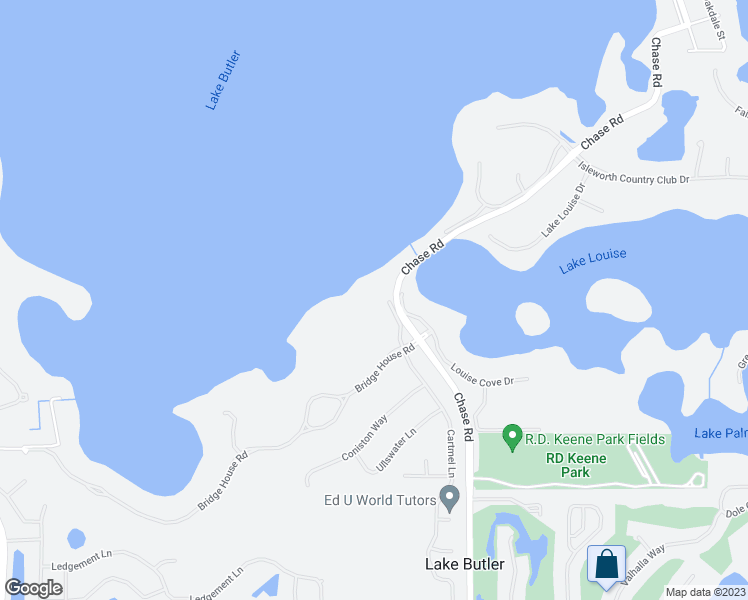 map of restaurants, bars, coffee shops, grocery stores, and more near 6004 Cartmel Lane in Windermere