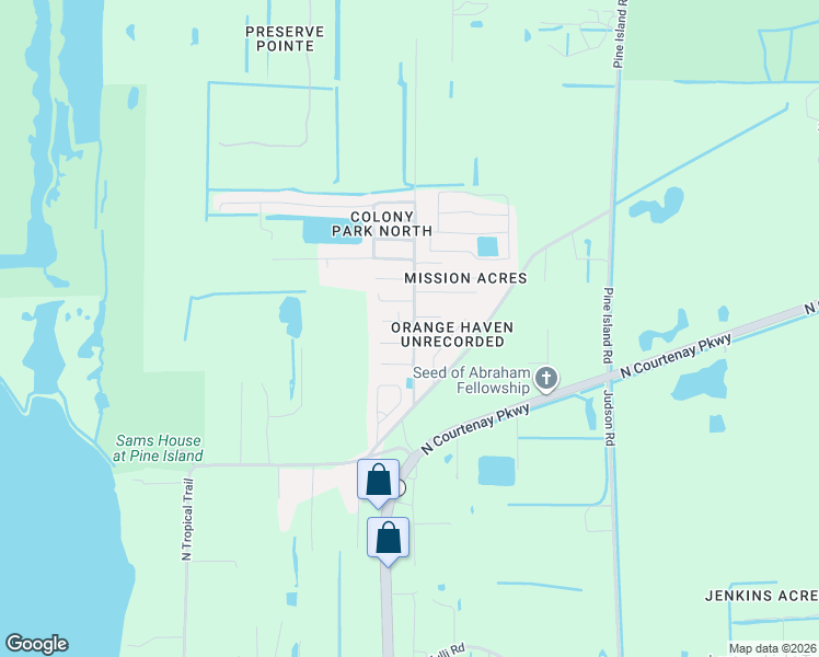 map of restaurants, bars, coffee shops, grocery stores, and more near 310 Nice Court in Merritt Island