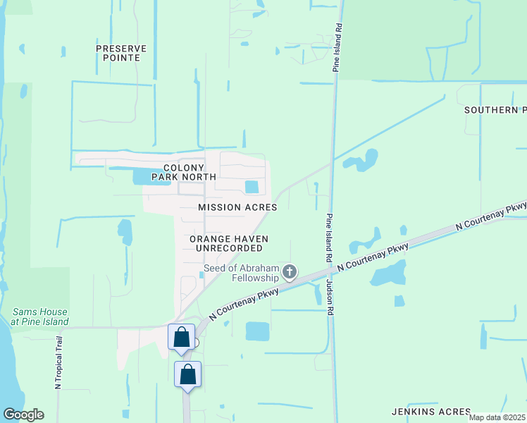 map of restaurants, bars, coffee shops, grocery stores, and more near 209 Heavenly Street in Merritt Island