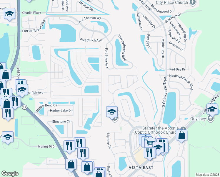 map of restaurants, bars, coffee shops, grocery stores, and more near 8216 Sommerville Drive in Orlando