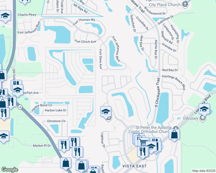 map of restaurants, bars, coffee shops, grocery stores, and more near 8216 Sommerville Drive in Orlando
