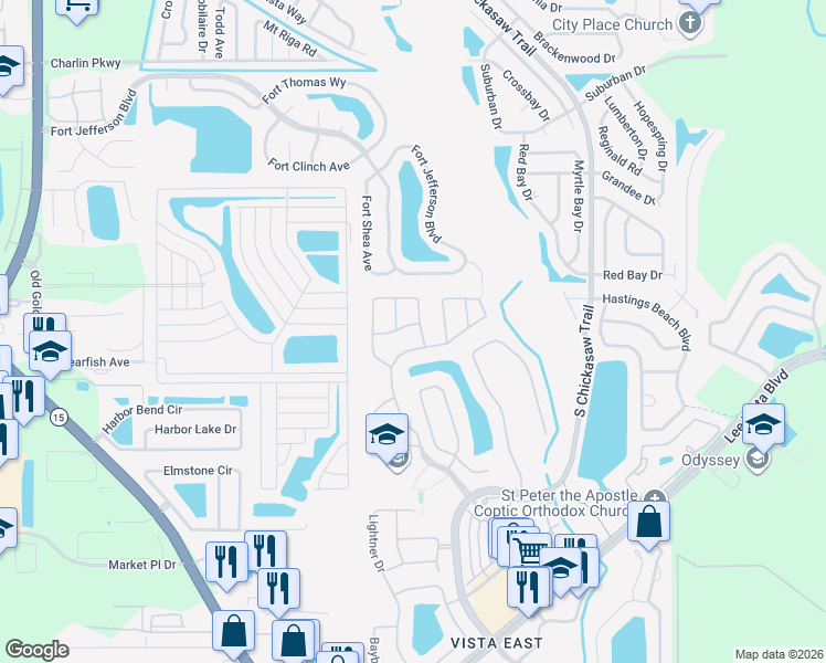 map of restaurants, bars, coffee shops, grocery stores, and more near 8216 Sommerville Drive in Orlando