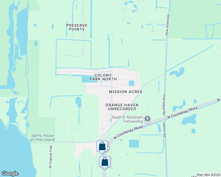 map of restaurants, bars, coffee shops, grocery stores, and more near 310 Lafitte Court in Merritt Island