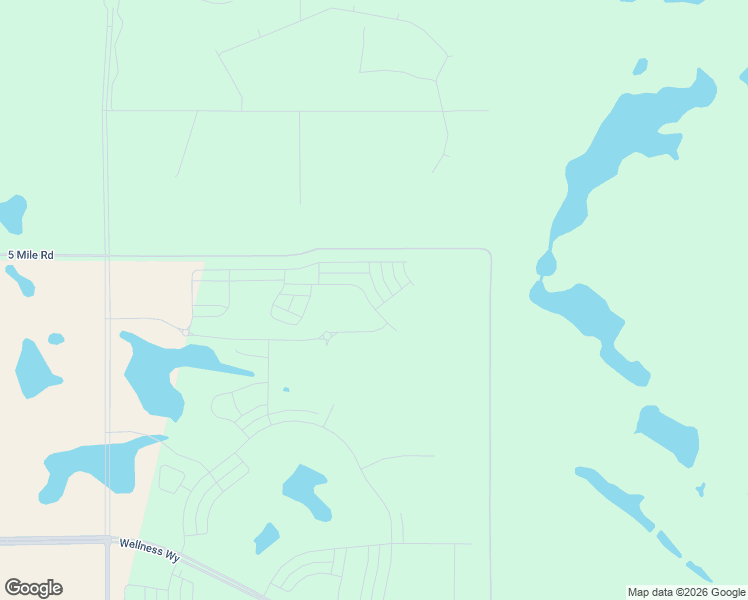 map of restaurants, bars, coffee shops, grocery stores, and more near 5 Mile Road in Winter Garden