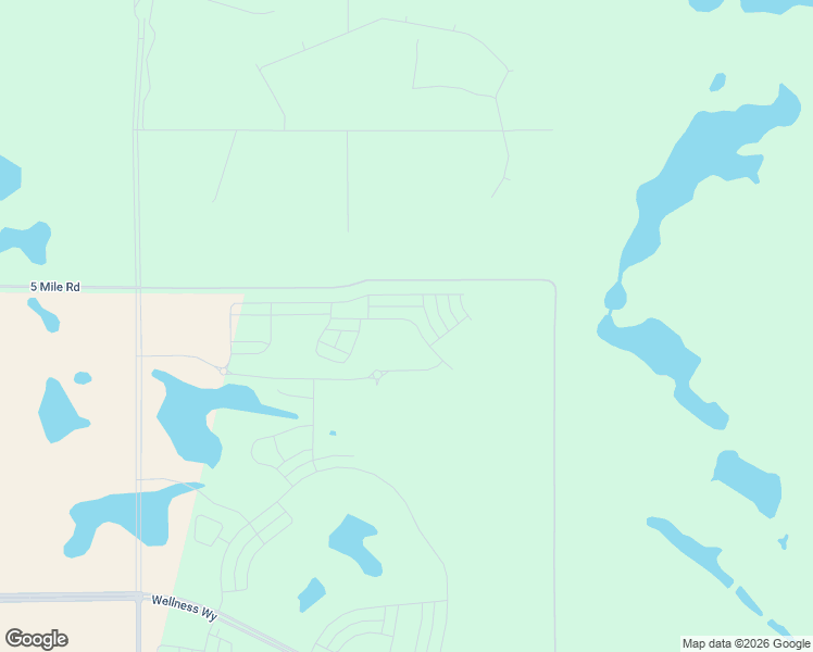 map of restaurants, bars, coffee shops, grocery stores, and more near 5 Mile Road in Winter Garden