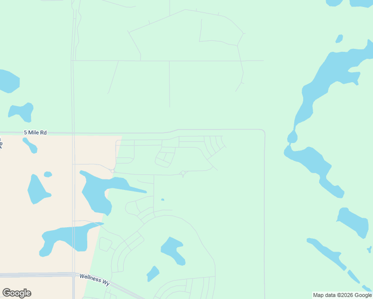 map of restaurants, bars, coffee shops, grocery stores, and more near 5 Mile Road in Winter Garden