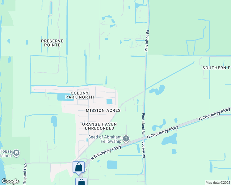 map of restaurants, bars, coffee shops, grocery stores, and more near 6800 Marilane Street in Merritt Island