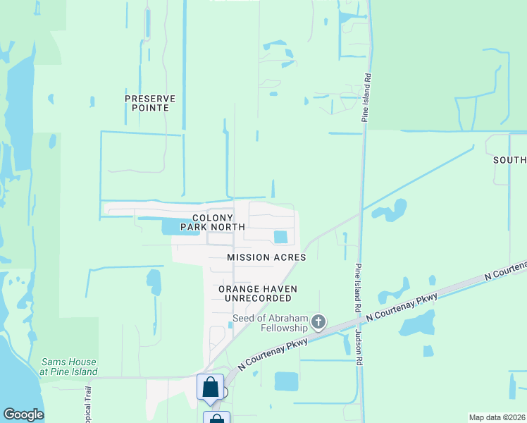 map of restaurants, bars, coffee shops, grocery stores, and more near 6852 Marilane Street in Merritt Island