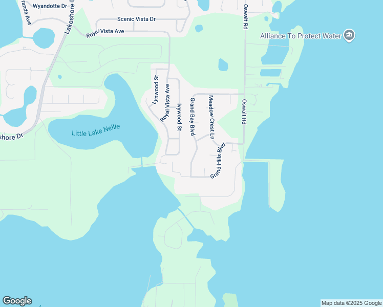 map of restaurants, bars, coffee shops, grocery stores, and more near 11515 Grand Bay Boulevard in Clermont