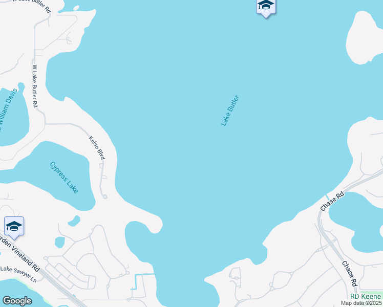 map of restaurants, bars, coffee shops, grocery stores, and more near 1426 Kelso Boulevard in Windermere