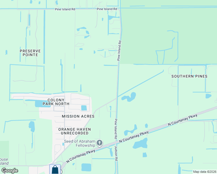 map of restaurants, bars, coffee shops, grocery stores, and more near 395 Pine Island Road in Merritt Island