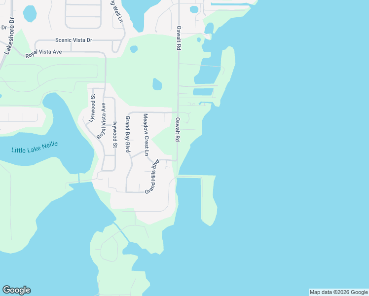 map of restaurants, bars, coffee shops, grocery stores, and more near 11871 Oswalt Road in Clermont