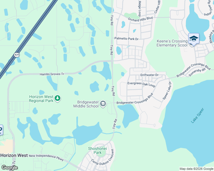 map of restaurants, bars, coffee shops, grocery stores, and more near 5526 Tiny Rd in Winter Garden