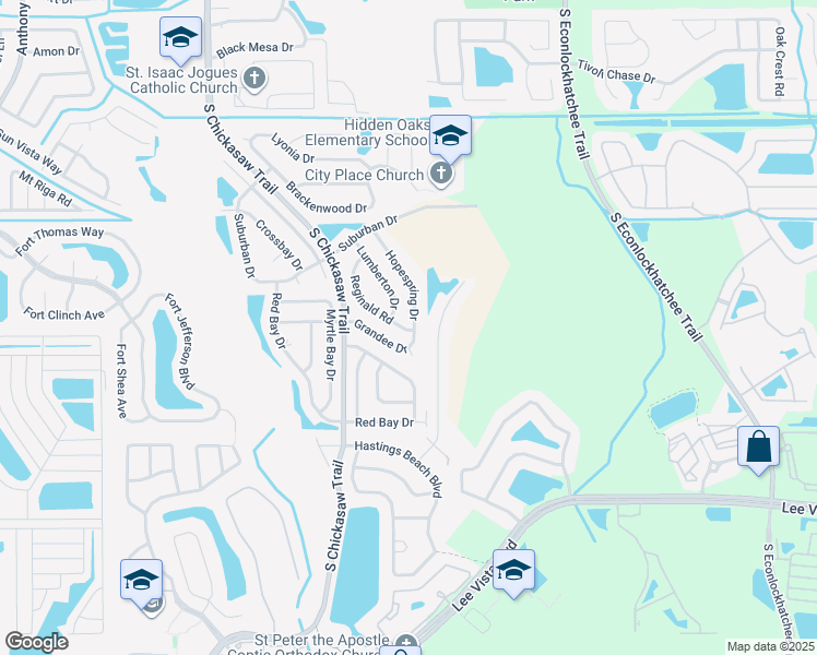 map of restaurants, bars, coffee shops, grocery stores, and more near 4859 Hopespring Drive in Orlando