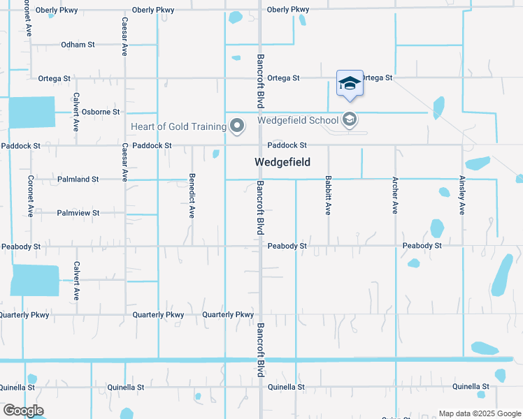 map of restaurants, bars, coffee shops, grocery stores, and more near 4275 Bancroft Boulevard in Orlando