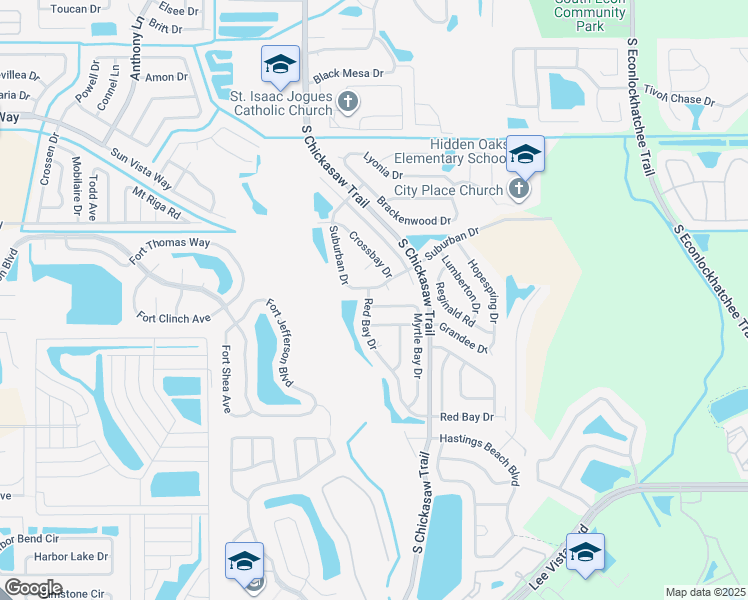 map of restaurants, bars, coffee shops, grocery stores, and more near 4803 Myrtle Bay Drive in Orlando