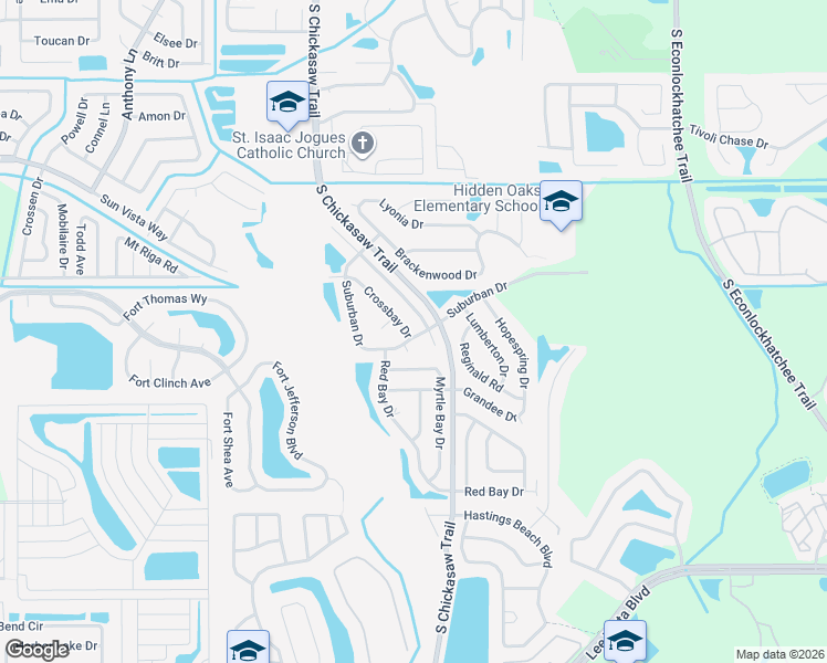map of restaurants, bars, coffee shops, grocery stores, and more near 8663 Crossbay Drive in Orlando