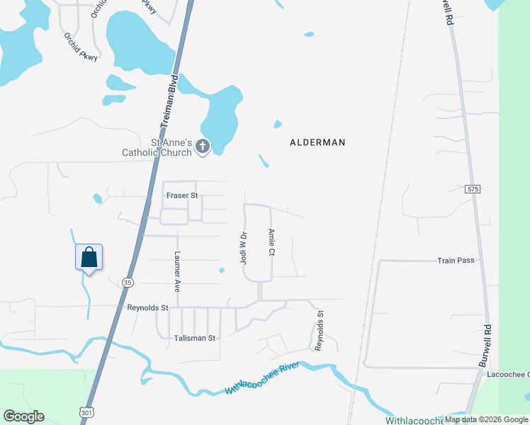 map of restaurants, bars, coffee shops, grocery stores, and more near 3423 Amie Court in Dade City