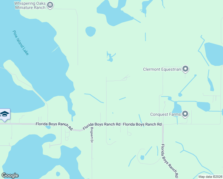 map of restaurants, bars, coffee shops, grocery stores, and more near 9731 Our Kids Road in Groveland