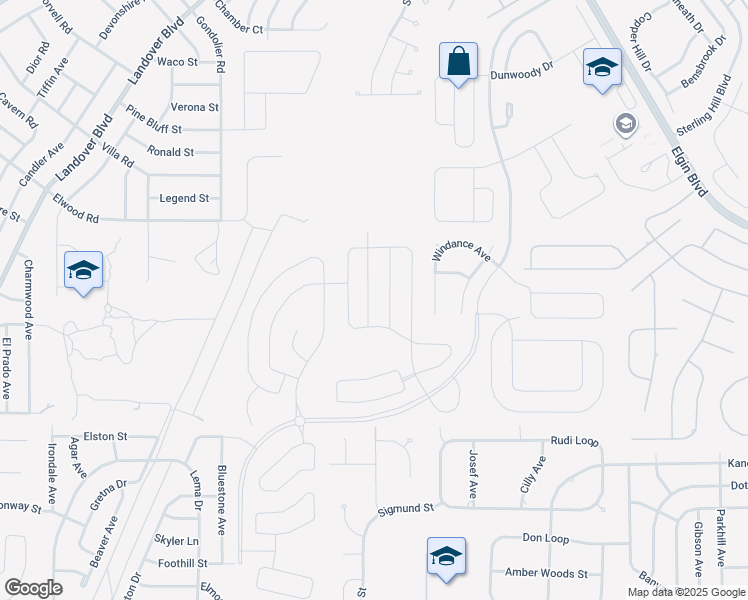 map of restaurants, bars, coffee shops, grocery stores, and more near 3611 Windance Avenue in Spring Hill