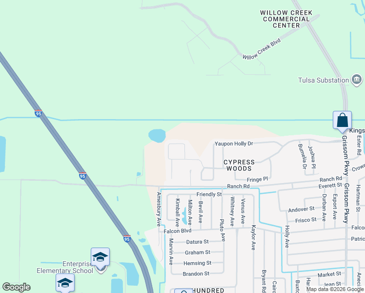 map of restaurants, bars, coffee shops, grocery stores, and more near 5720 Cinnamon Fern Boulevard in Cocoa