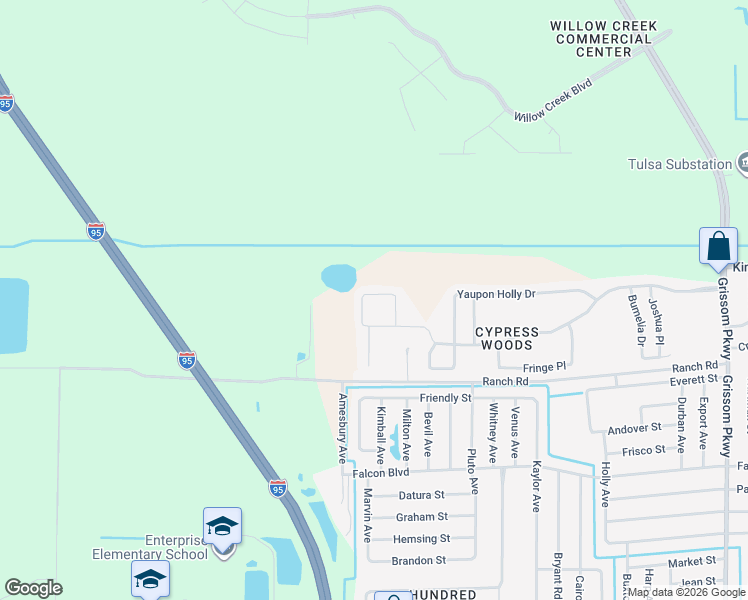 map of restaurants, bars, coffee shops, grocery stores, and more near 5720 Cinnamon Fern Boulevard in Cocoa