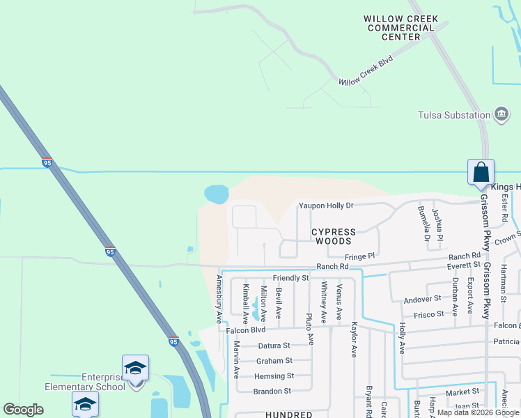 map of restaurants, bars, coffee shops, grocery stores, and more near 5720 Cinnamon Fern Boulevard in Cocoa