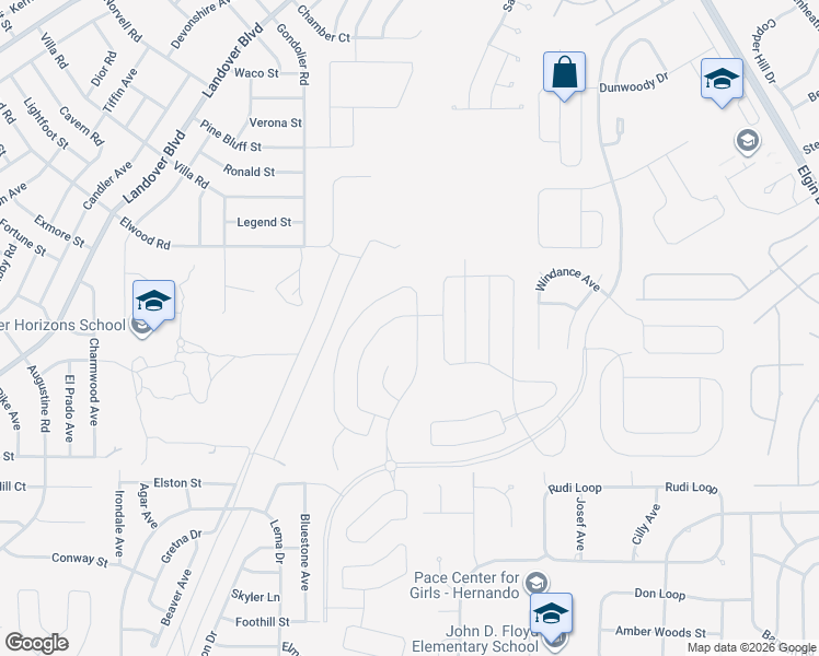 map of restaurants, bars, coffee shops, grocery stores, and more near 12423 Swallow Nest Rd in Spring Hill