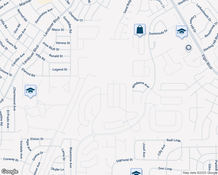 map of restaurants, bars, coffee shops, grocery stores, and more near 12423 Swallow Nest Rd in Spring Hill