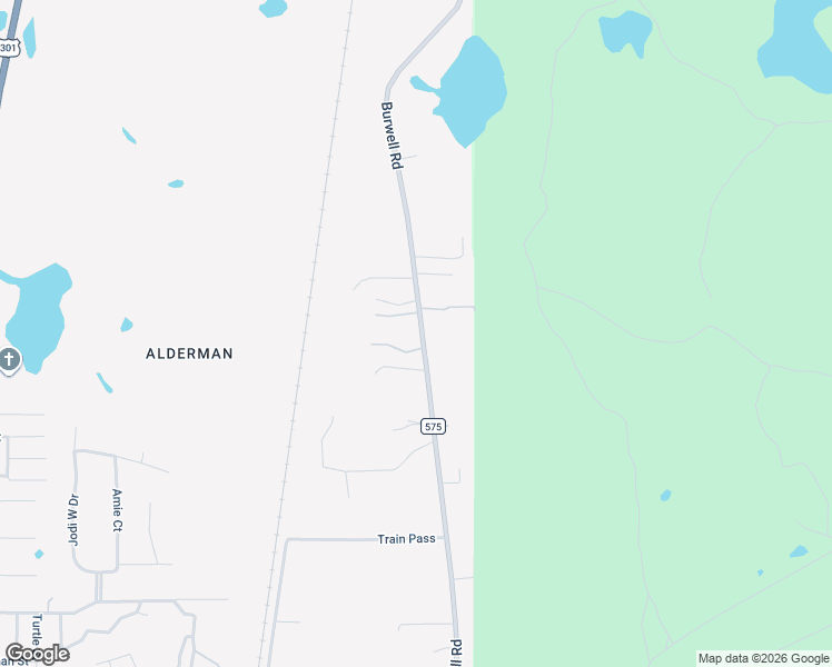 map of restaurants, bars, coffee shops, grocery stores, and more near 3377-3887 Burwell Road in Ridge Manor