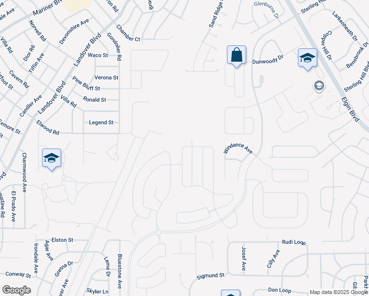 map of restaurants, bars, coffee shops, grocery stores, and more near 12423 Swallow Nest Rd in Spring Hill