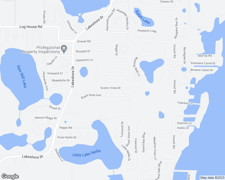 map of restaurants, bars, coffee shops, grocery stores, and more near 11212 Scenic Vista Drive in Clermont