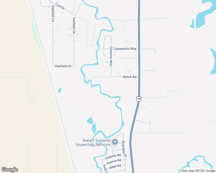 map of restaurants, bars, coffee shops, grocery stores, and more near 33068 Ranch Road in Dade City