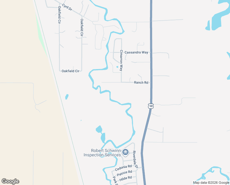 map of restaurants, bars, coffee shops, grocery stores, and more near 33068 Ranch Road in Dade City